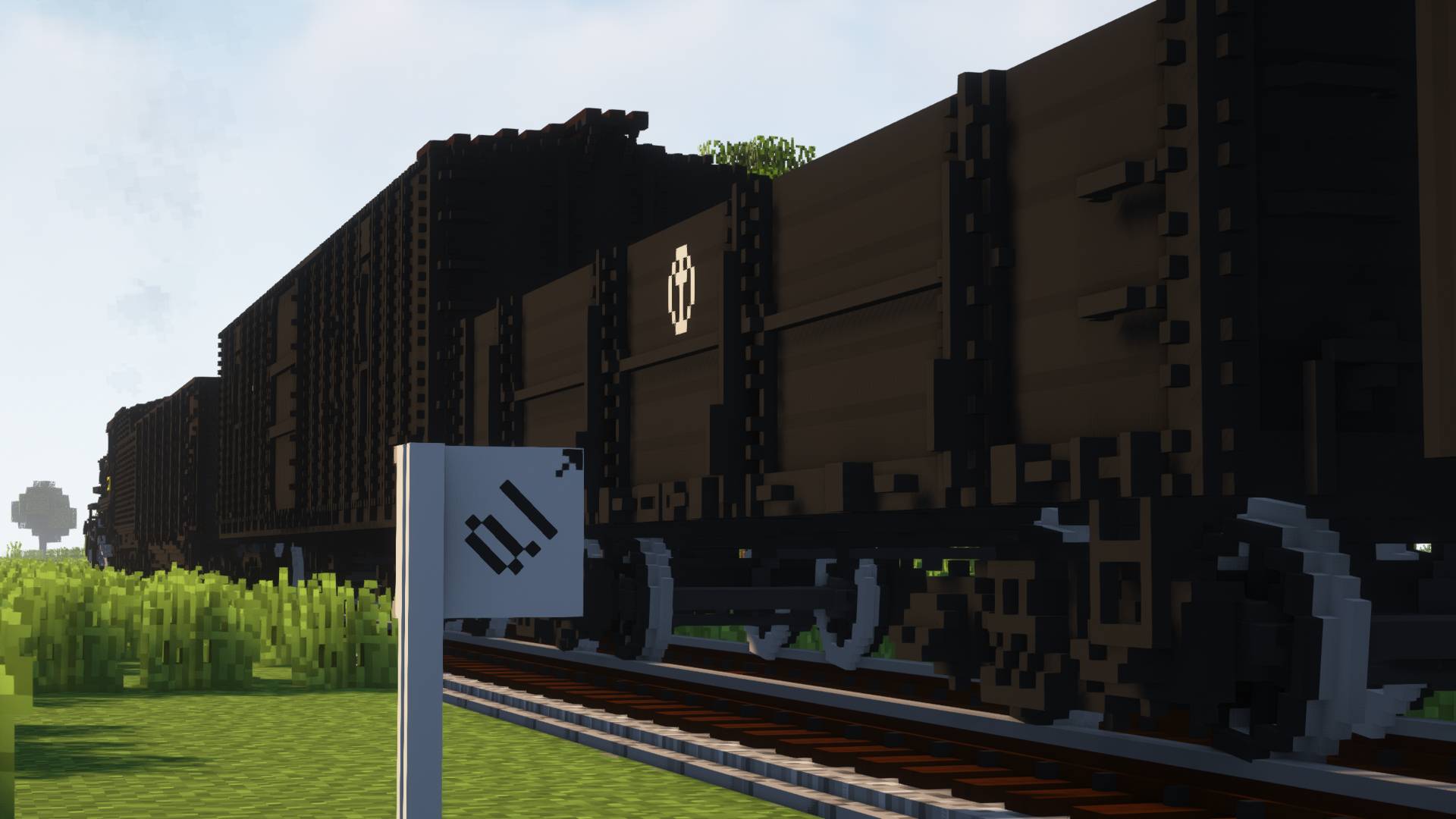 Thumbnail The SMR style Grade sign, Uphill 0.1%