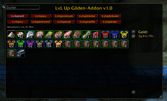 LvL Up Guild-Addon