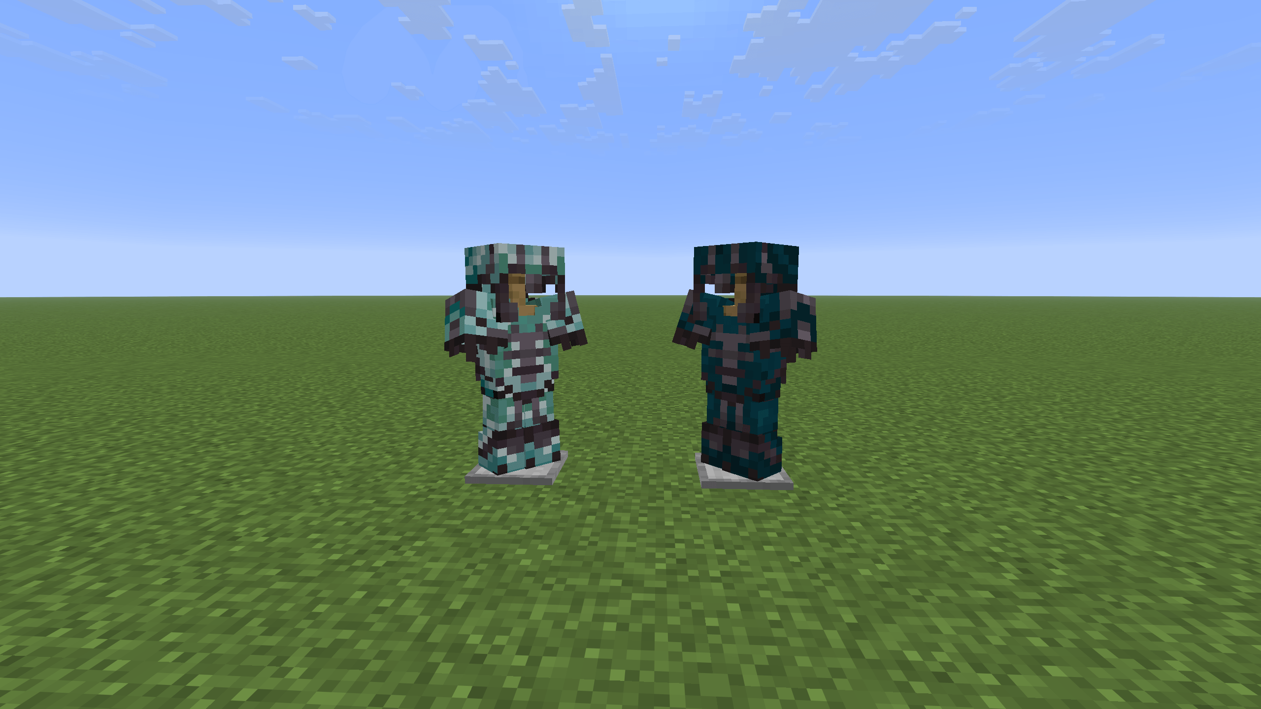 Use Prismarine Crystals & Echo Shards as Armor Trim Material