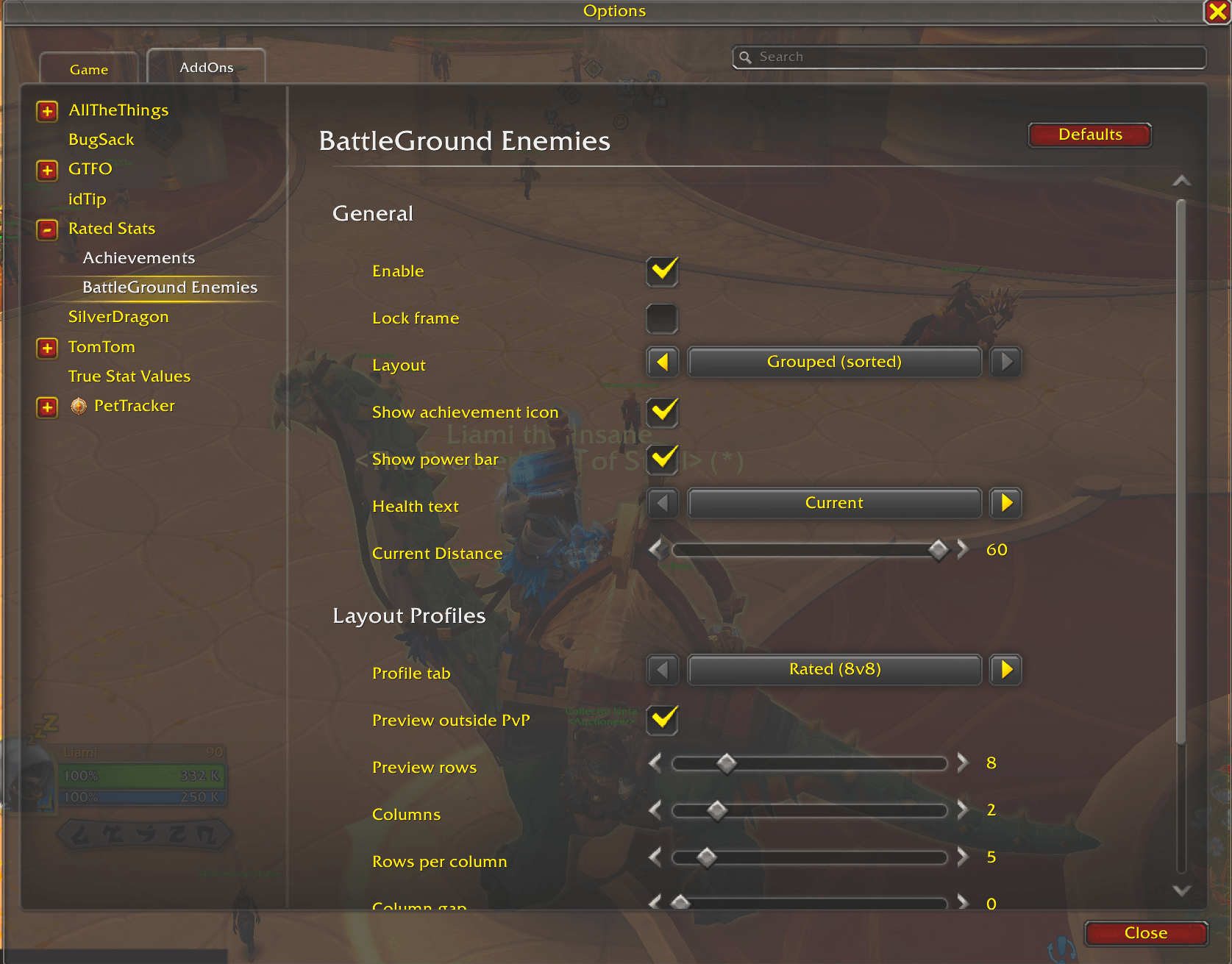 Settings 1
