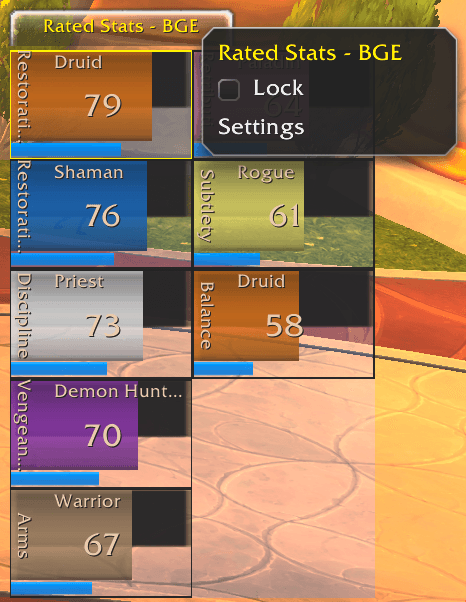Frame Move and Settings