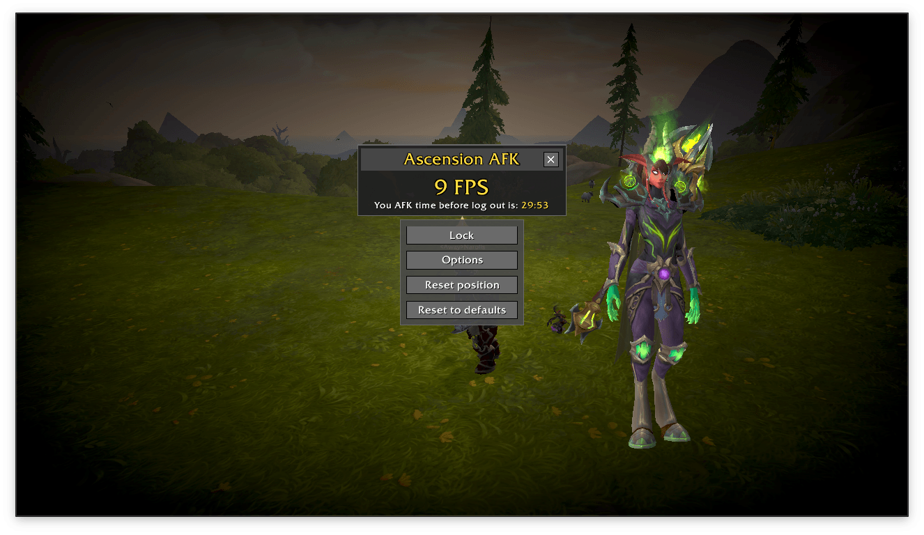 Thumbnail AFK context menu