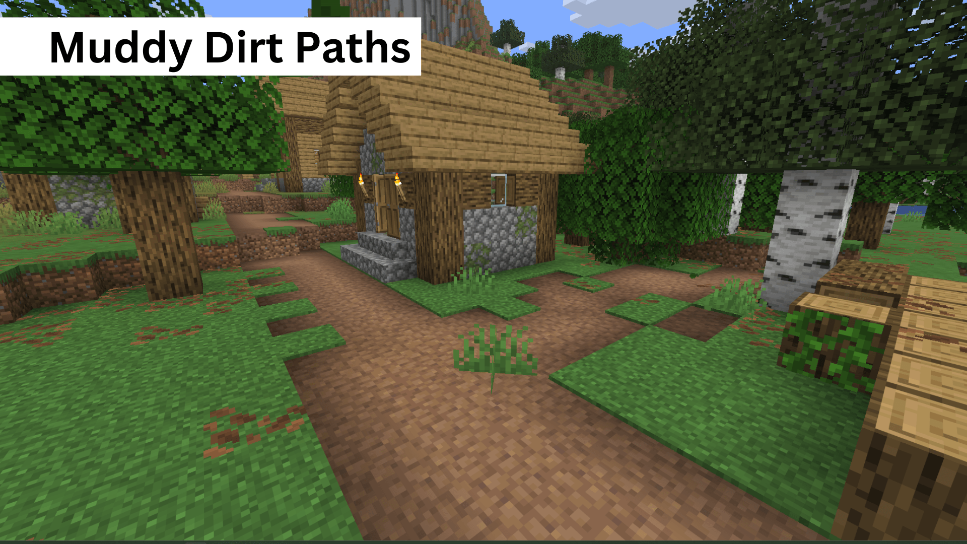Thumbnail Dirt Paths now use Packed Mud texture