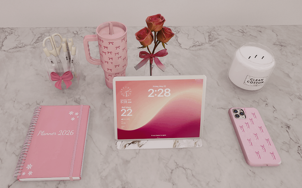 Ribbons case phone