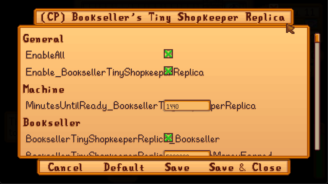 [CP] Bookseller’s Tiny Shopkeeper Replica