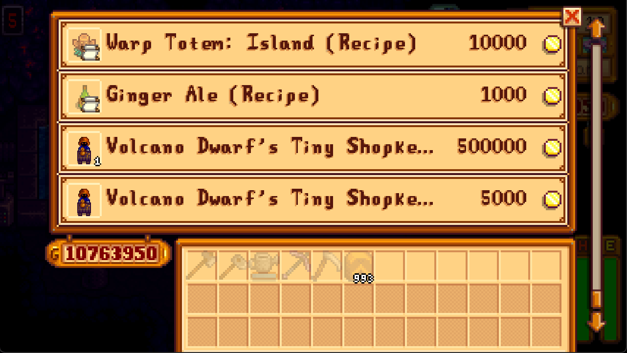 [CP] Volcano Dwarf’s Tiny Shopkeeper Replica