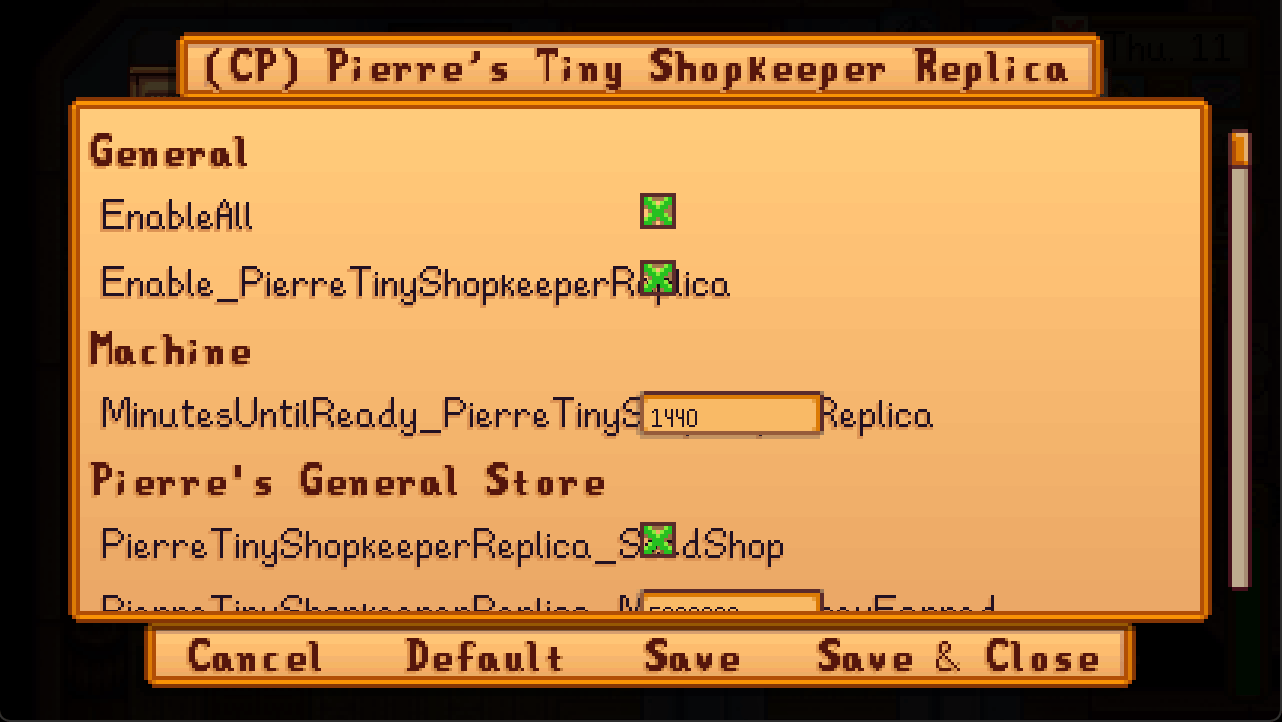 [CP] Pierre’s Tiny Shopkeeper Replica