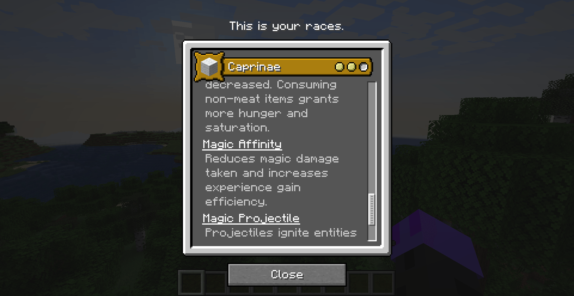 Caprinae races for example