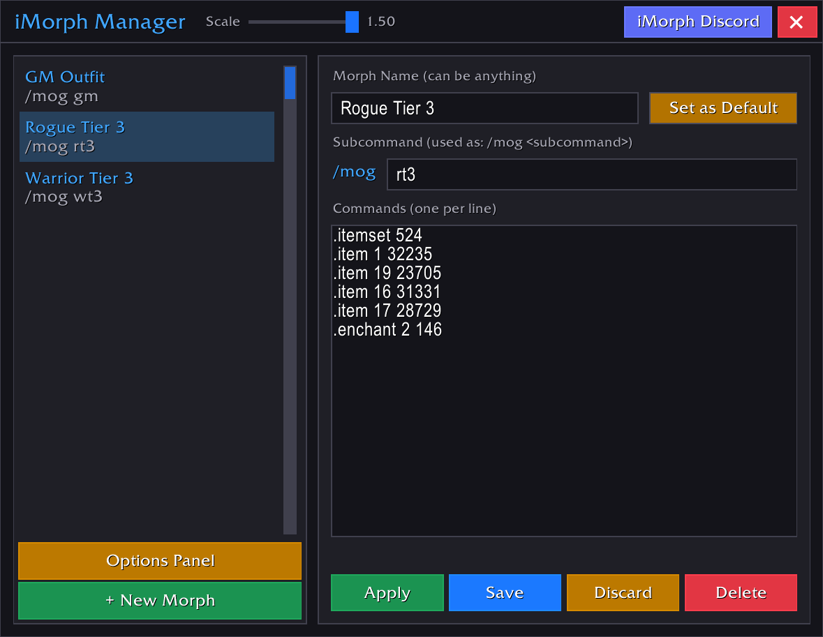 Morph Editor