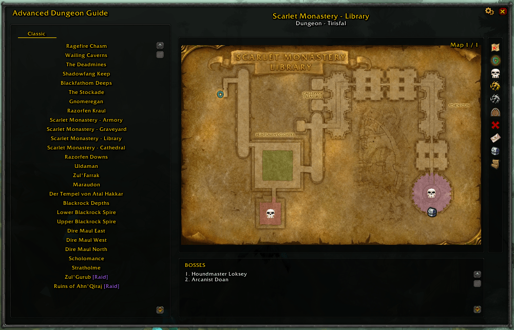 Scarlet Monastery - Library