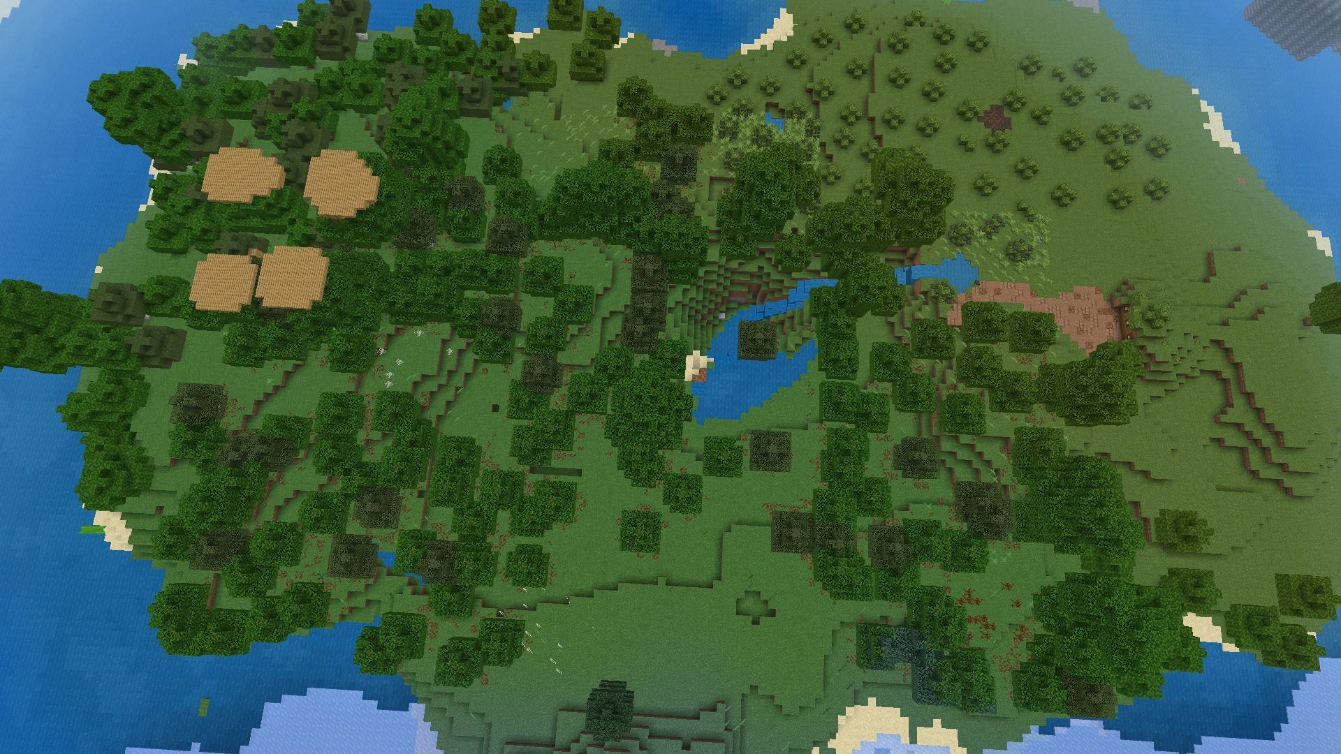 This is an overview image of the of the map Regular Forest