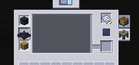 Thumbnail You can choose to keep encoding pattern the 1.4.3 way, by placing a real domum item in the left slot