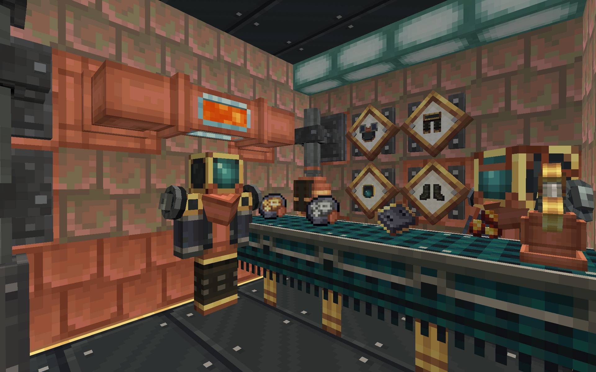 Train power armor