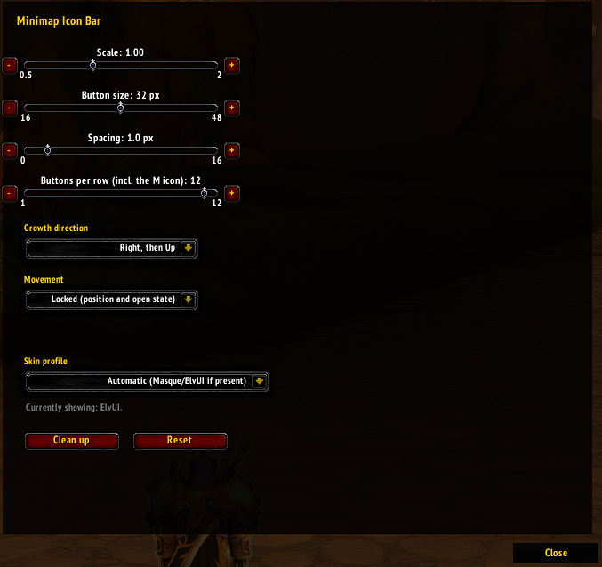 Options Menu