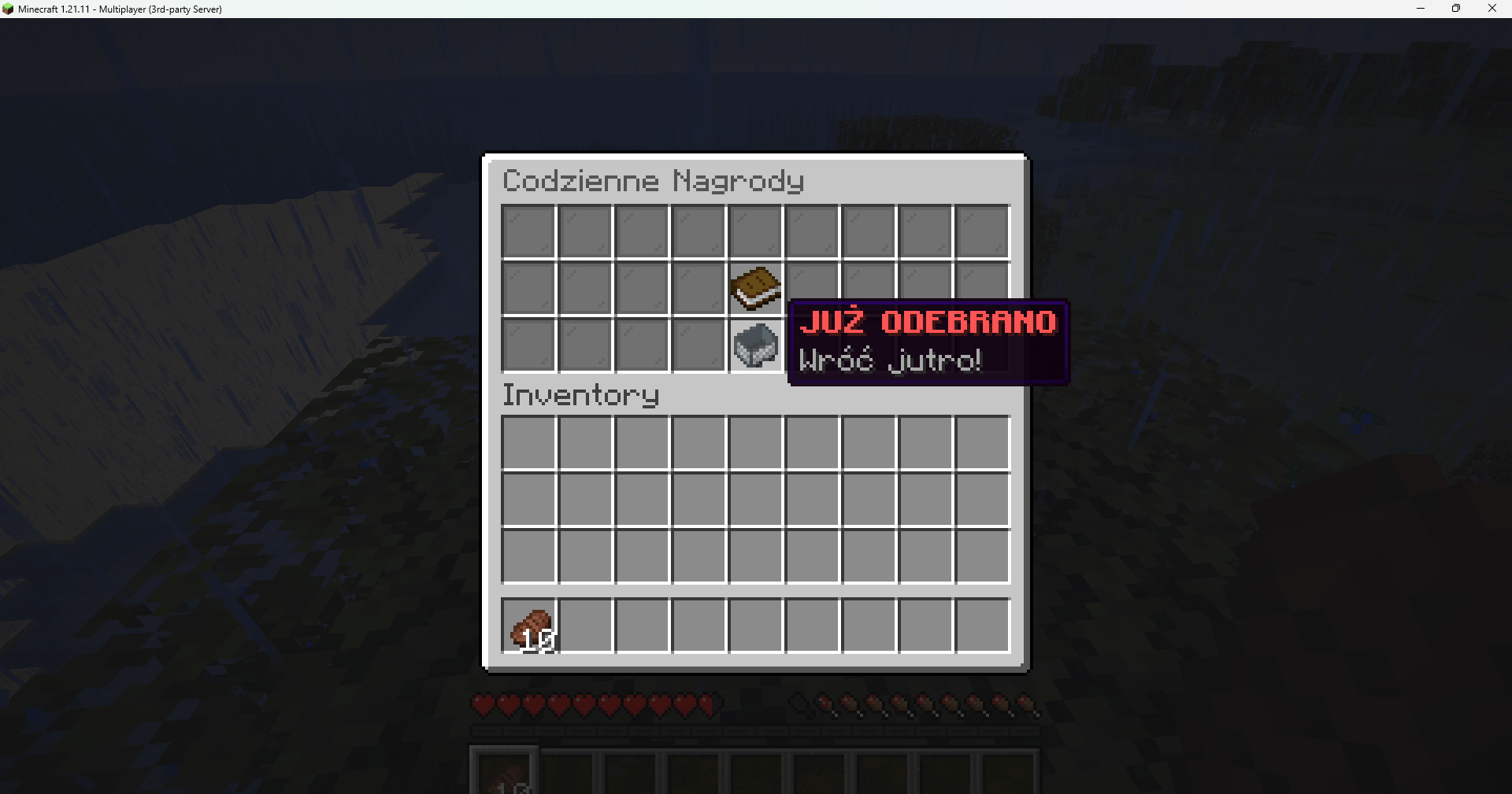 the image shows instructions on how to collect prizes