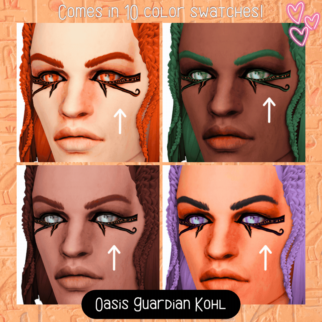 A bold liner design to define your refined sims that comes in 10 color swatches!