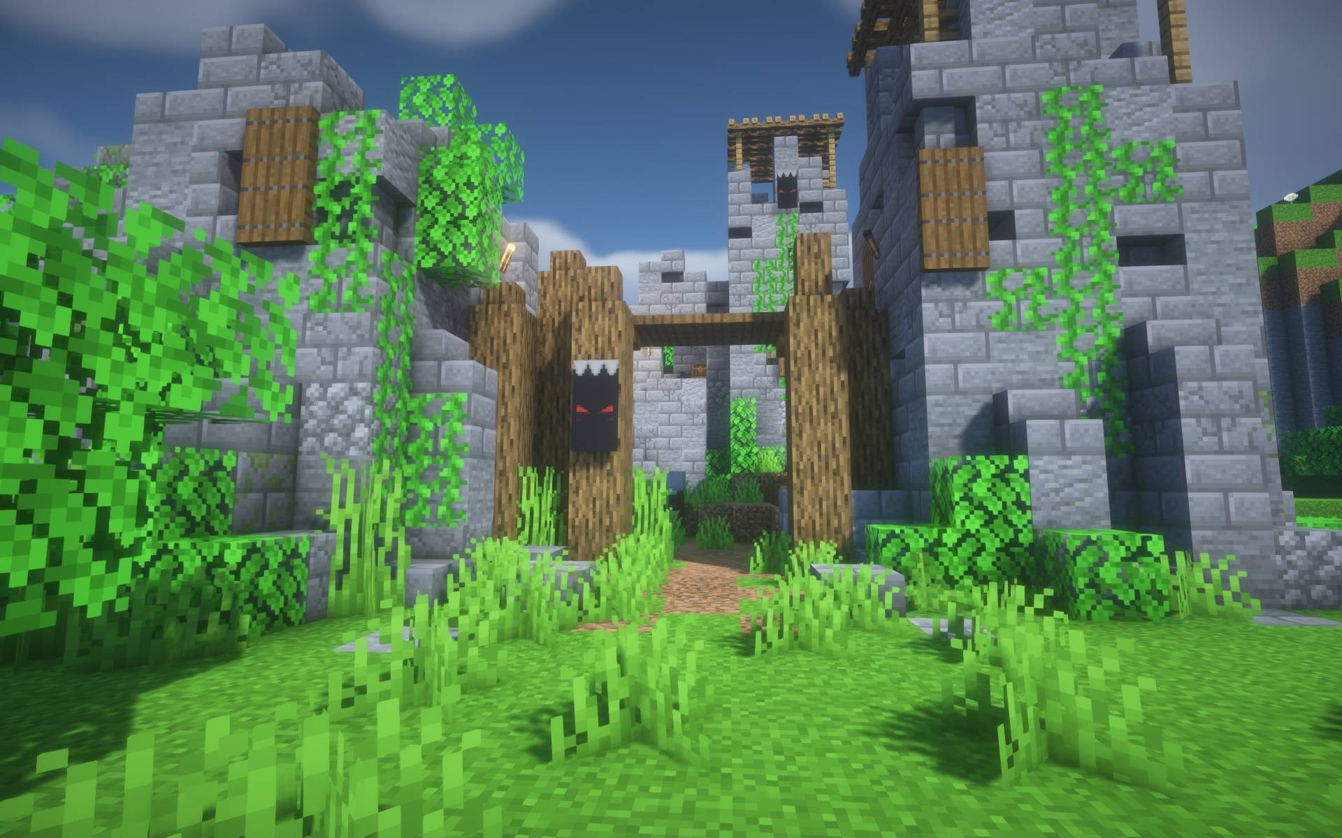 Thumbnail Conquer small, formidable fortresses! (taken with BSL Shaders)