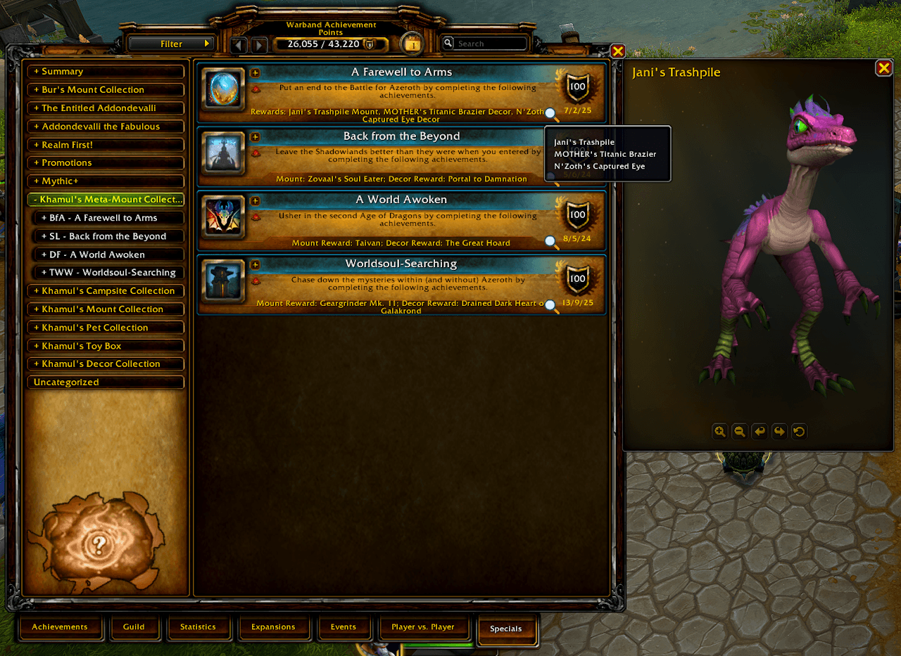 Integrated Mount/Pet/Decor Preview