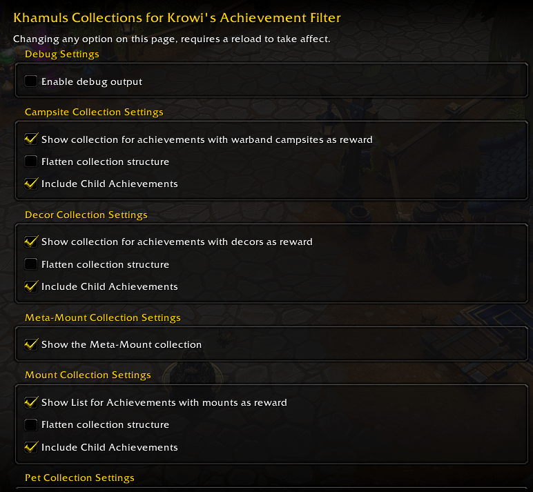 Choose your preferred view settings