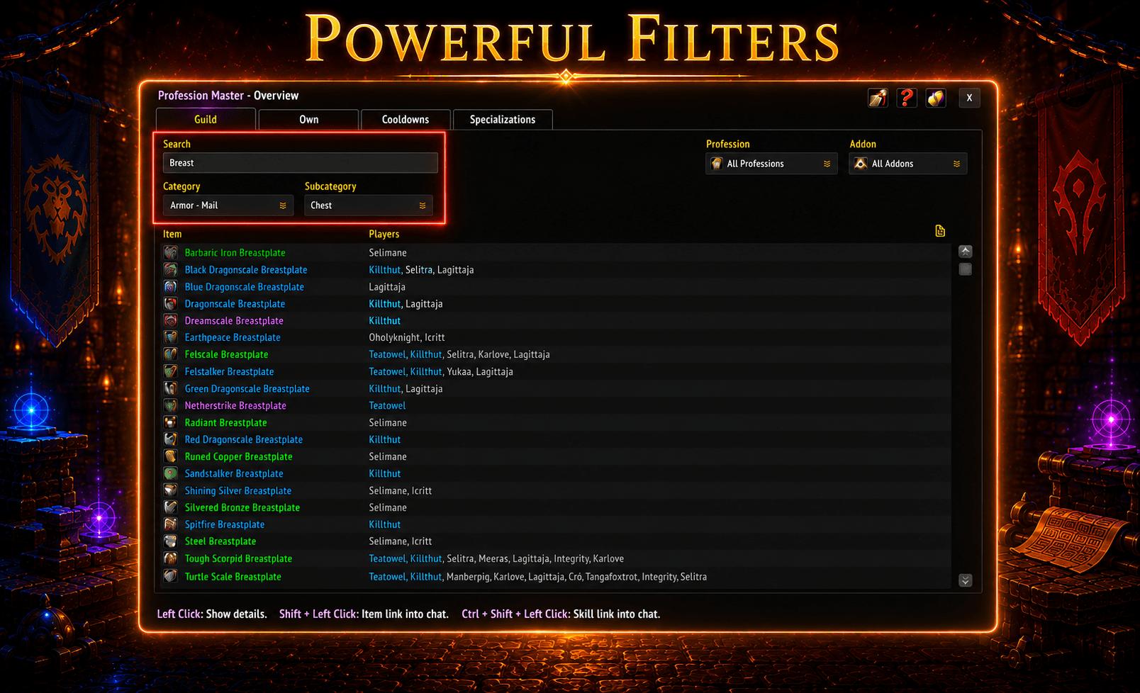 Powerful Filters