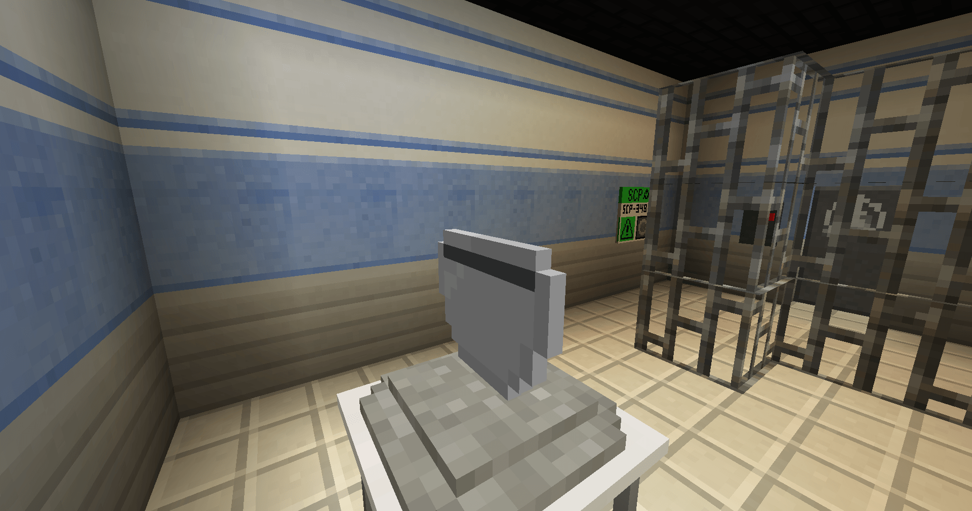 SCP-348 in its chamber.