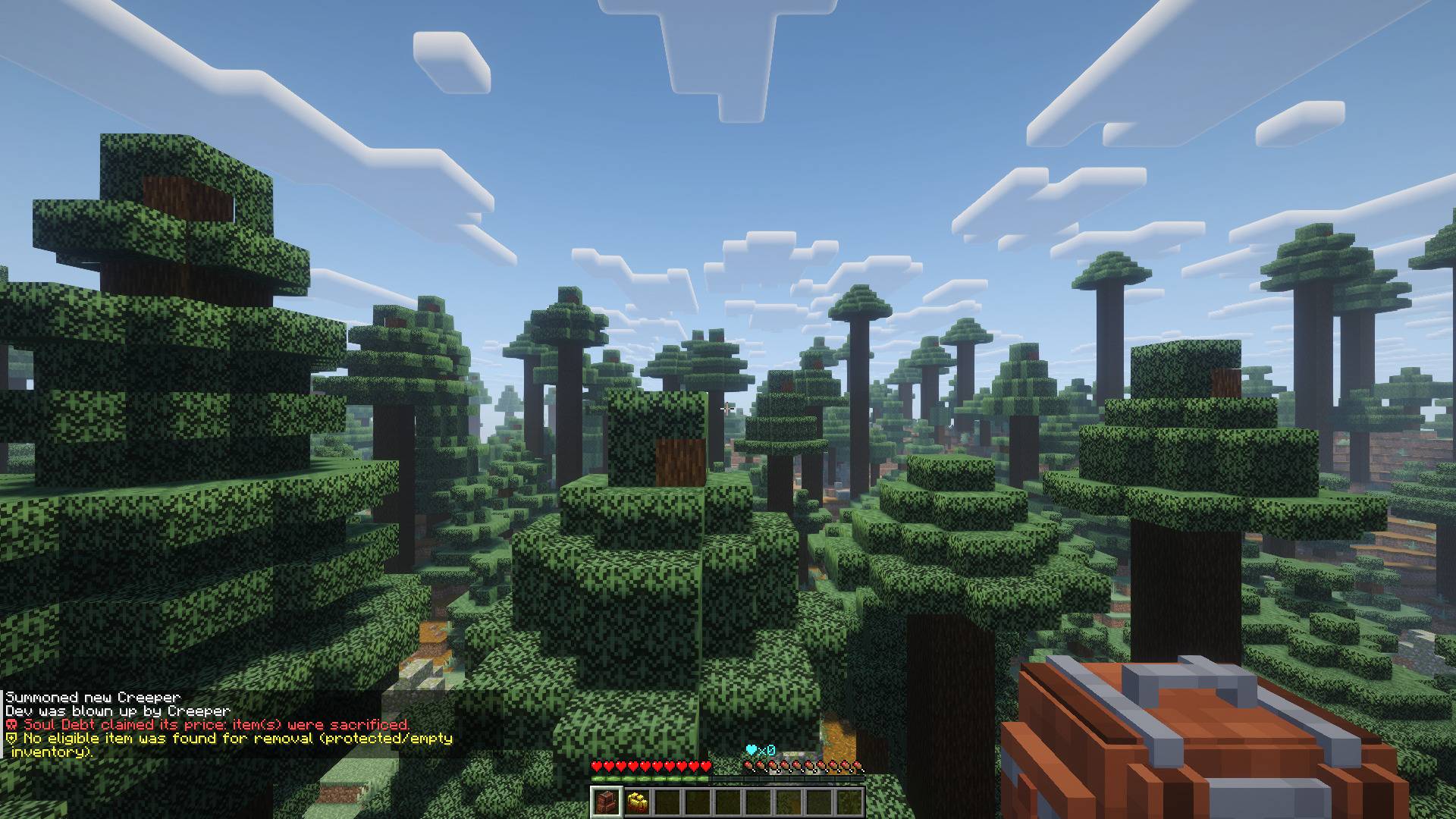 Thumbnail Since v2.1.0 by default, the mod is compatible with Traveler’s Backpack and Sophisticated Backpacks, preventing them from being selected by the system and deleted after the death without lives.