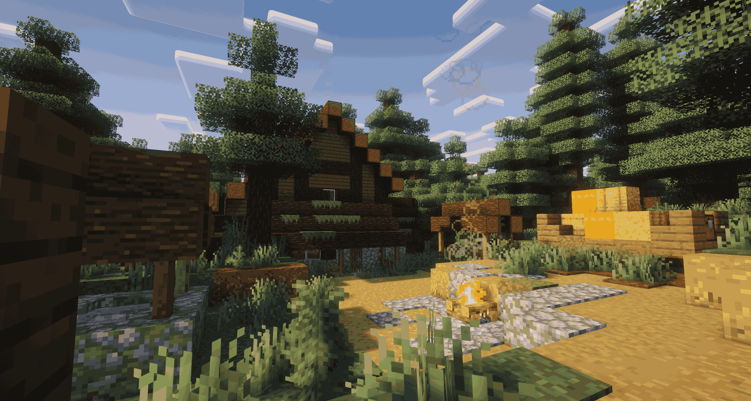 Safe Haven House with shaders on.