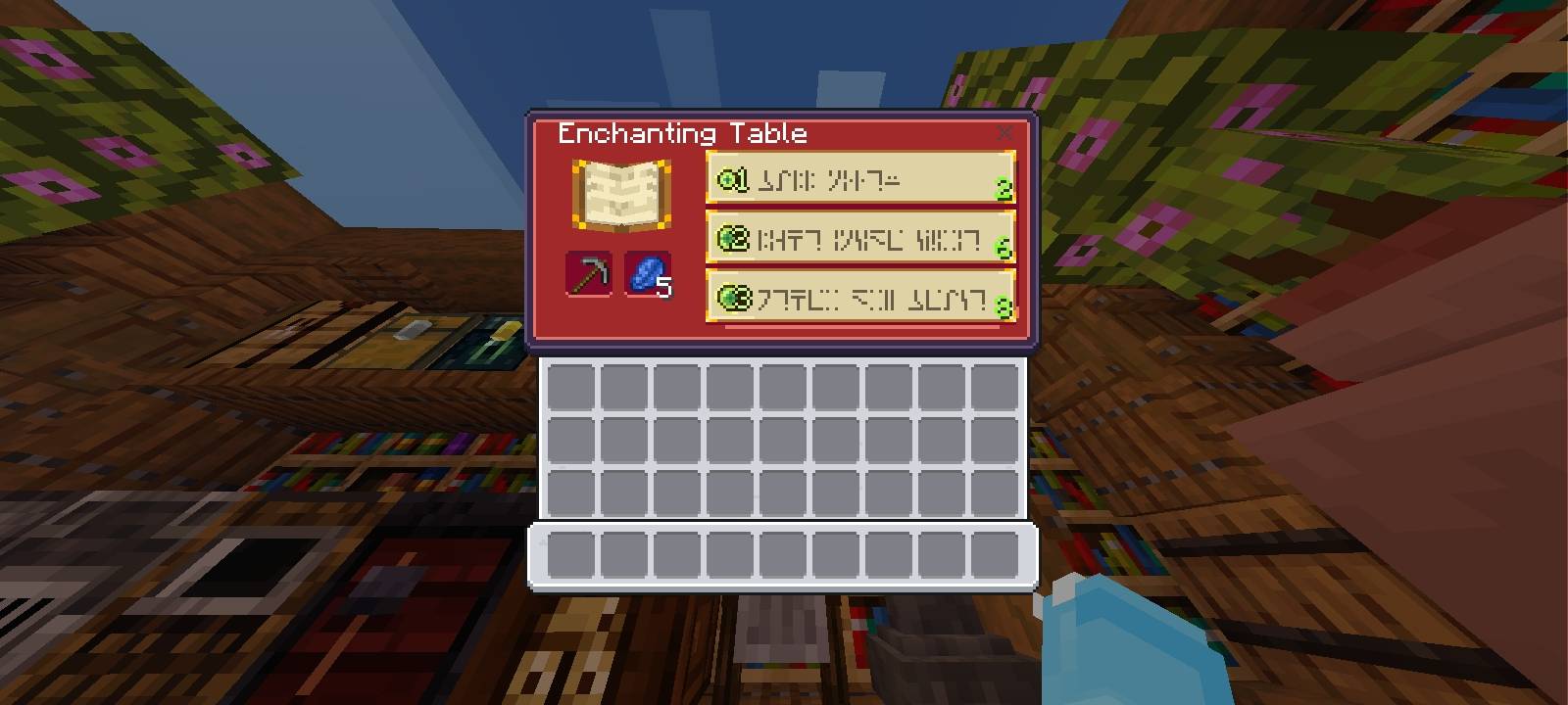 Enchanting table