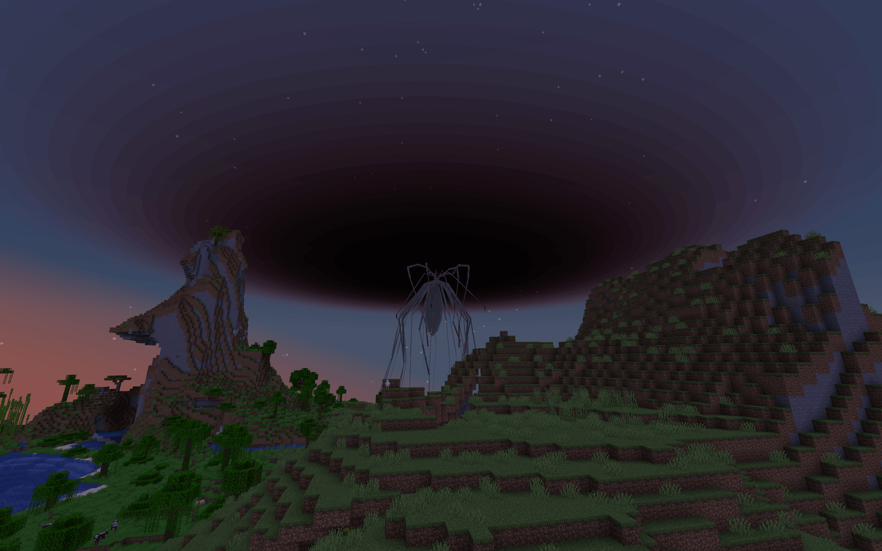 Thumbnail The Tormentor can be viewed from literally thousands of blocks away - it simulates infinite render distance!