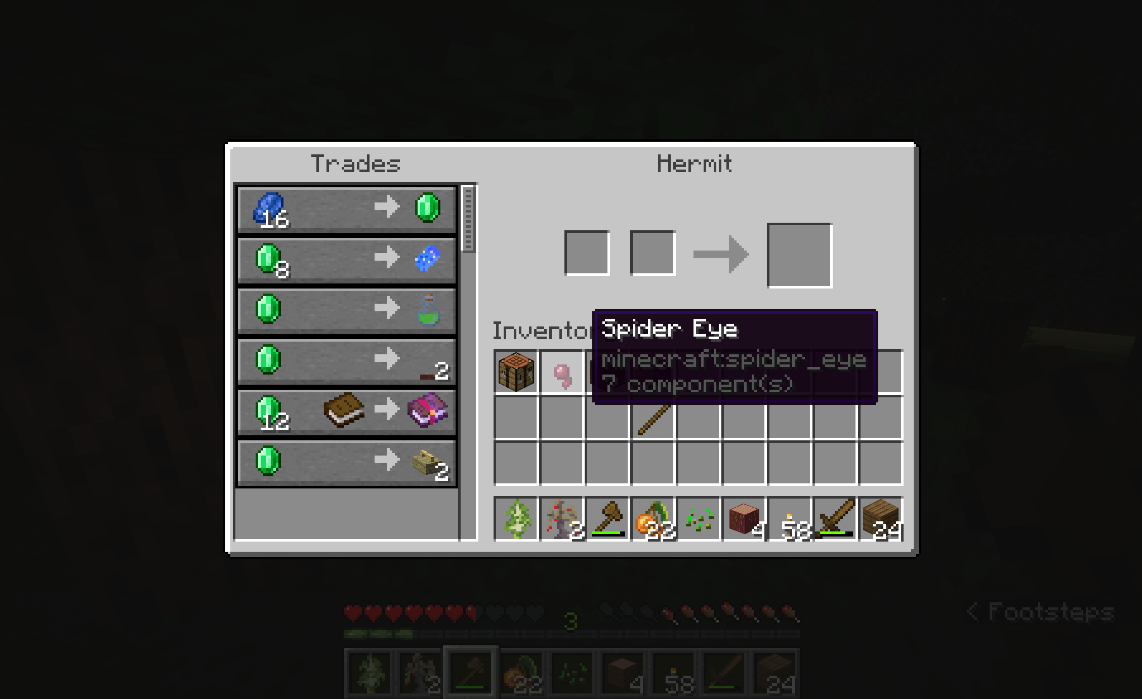 Thumbnail trading with hermit