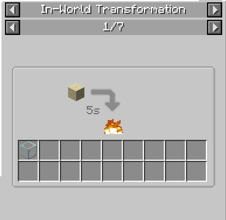 Throwing items into fire (Recipes requiring fire are immune to fire damage)