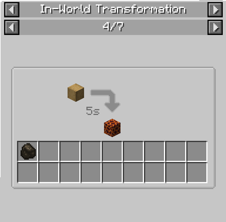 Throwing items into blocks