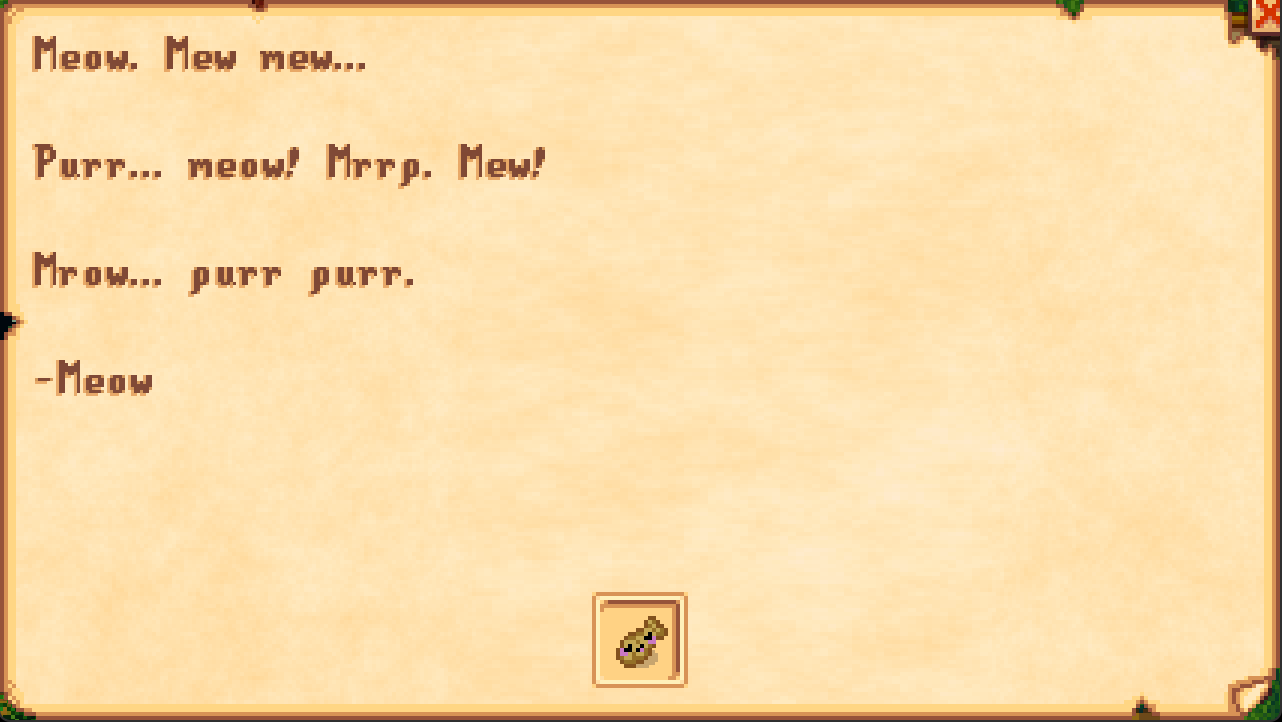 Cat Letter