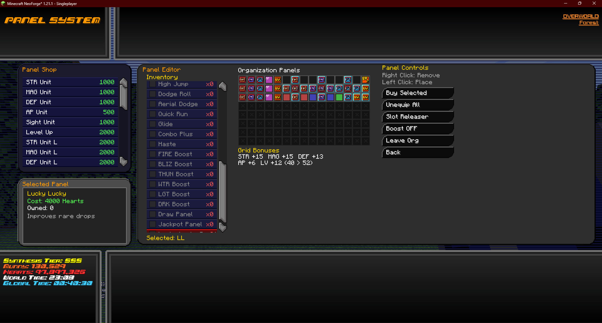 New Panel System Rework