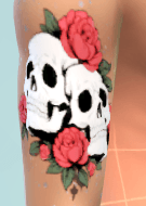 Totenkopf mit roten Rosen Bild hochladen.png