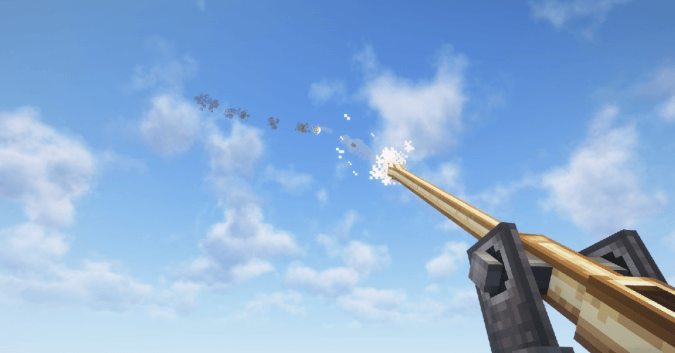 Brass cannon from big cannons.