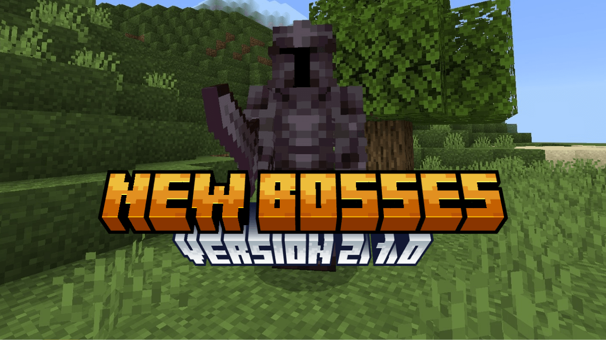New Bosses Minecraft Bedrock Add-On by El Oso Arcade