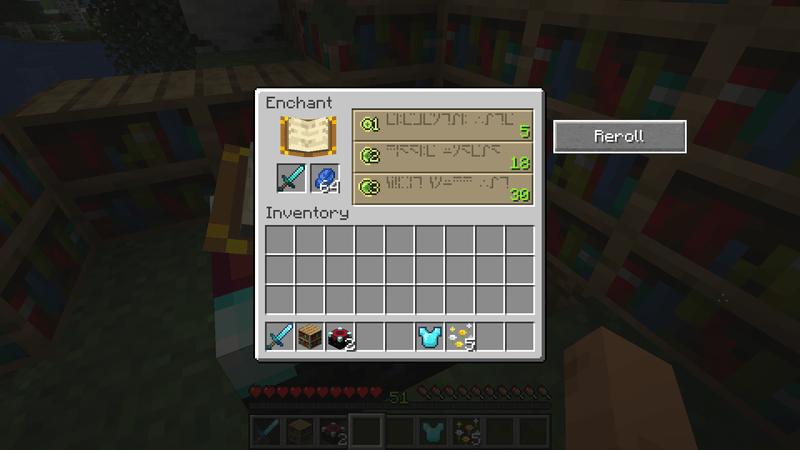 reroll button