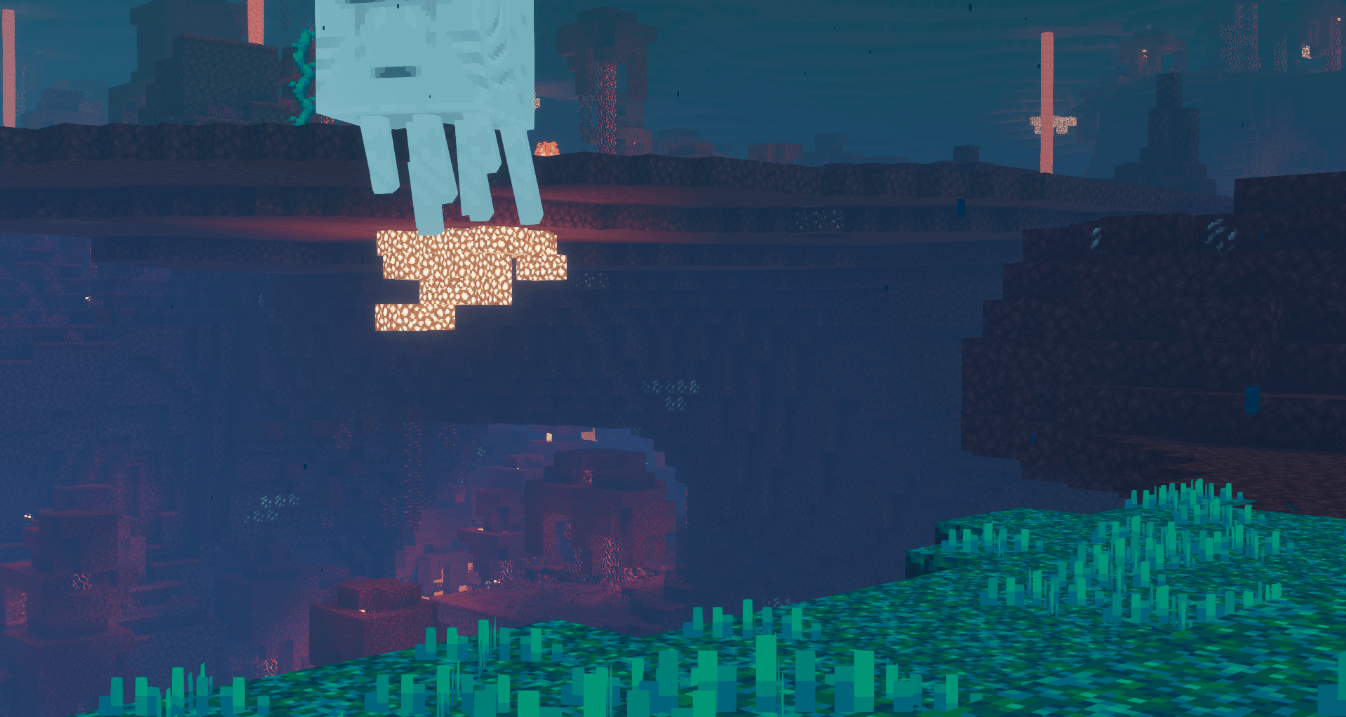 warped forest fog