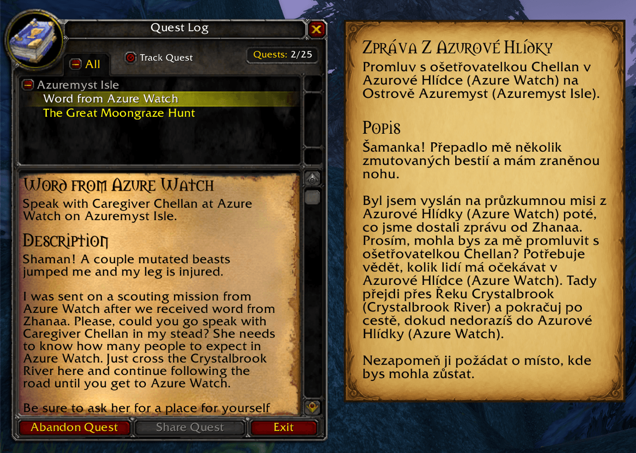 Czech Quests