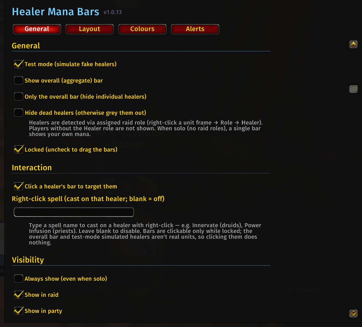 Healer Mana Bars TBC Anniversary