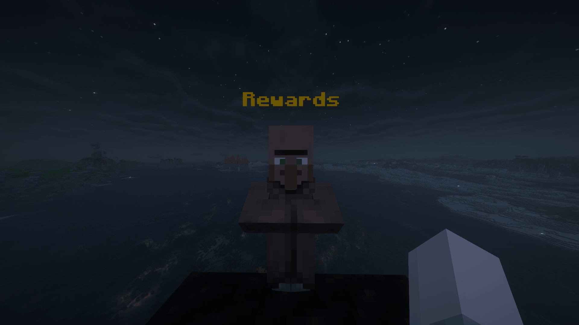 Bind your rewards menu directly to any physical entity or NPC in the game world with /rewards-screen-entity add <entity>