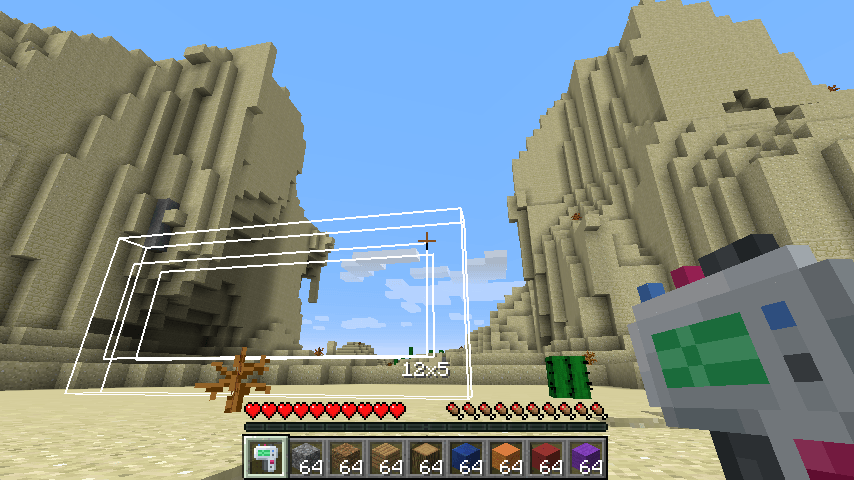 Building with the tool is easy, a preview will show you what shape your build will take.