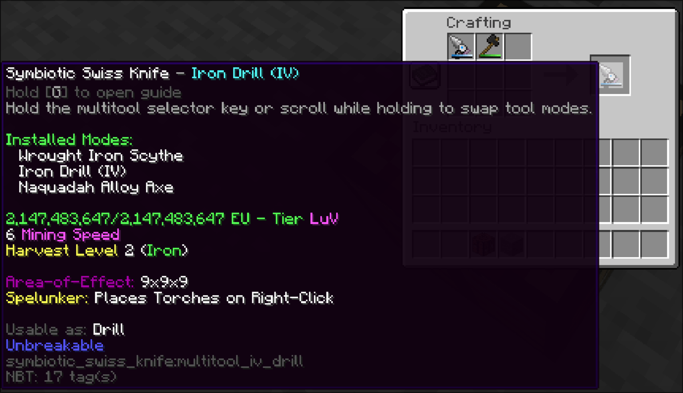 Just combine them in a crafting table!