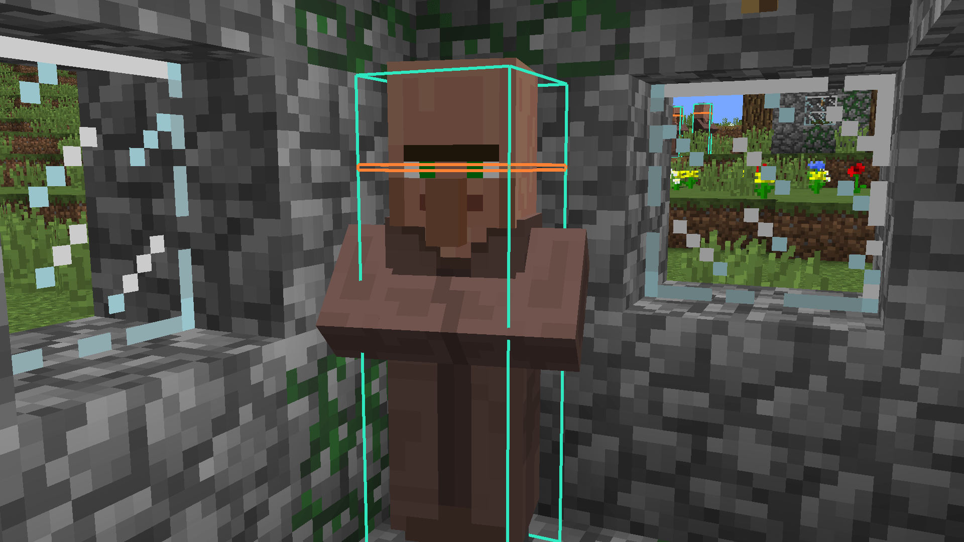 Thumbnail Disabled look direction with #ff30e8bf as the base color and #ffff8235 as the eye color