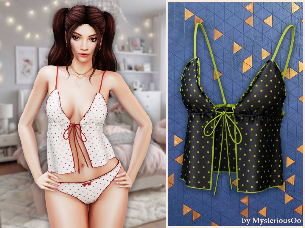 MysteriousOoPolkaDotLaceUpCami1304.jpg