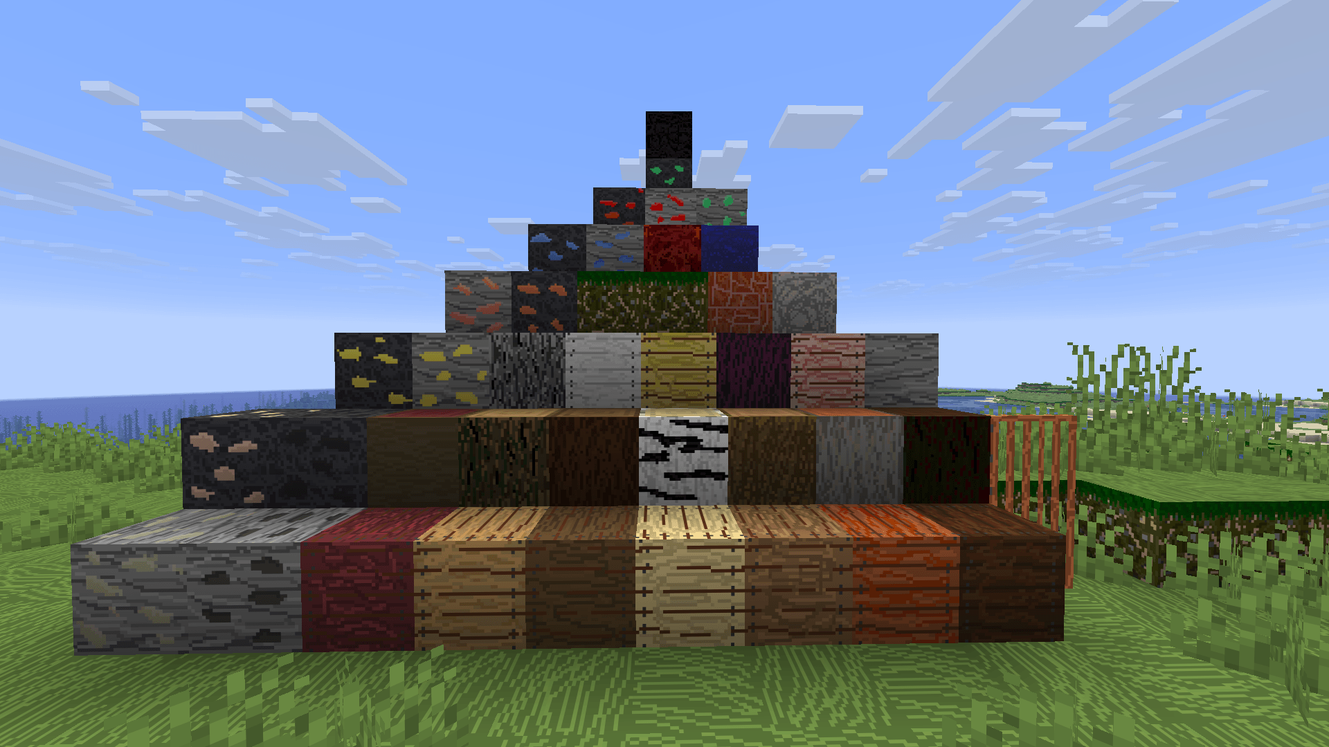 All the retextured blocks so far.