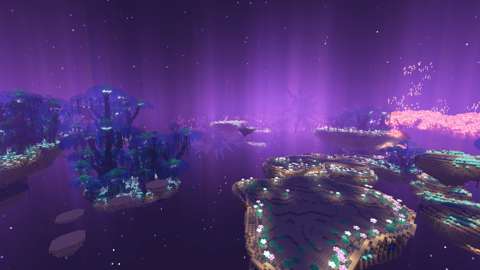 New biomes and structure for the end
