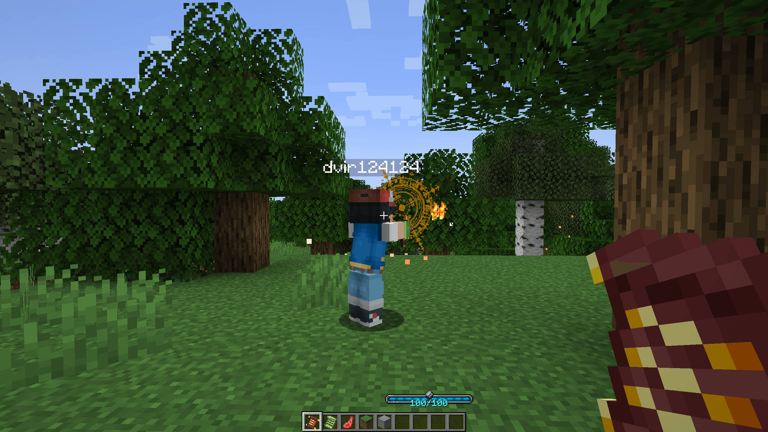 With version 1.2.2, inside a server world. Ty my friend for helping checking the mod