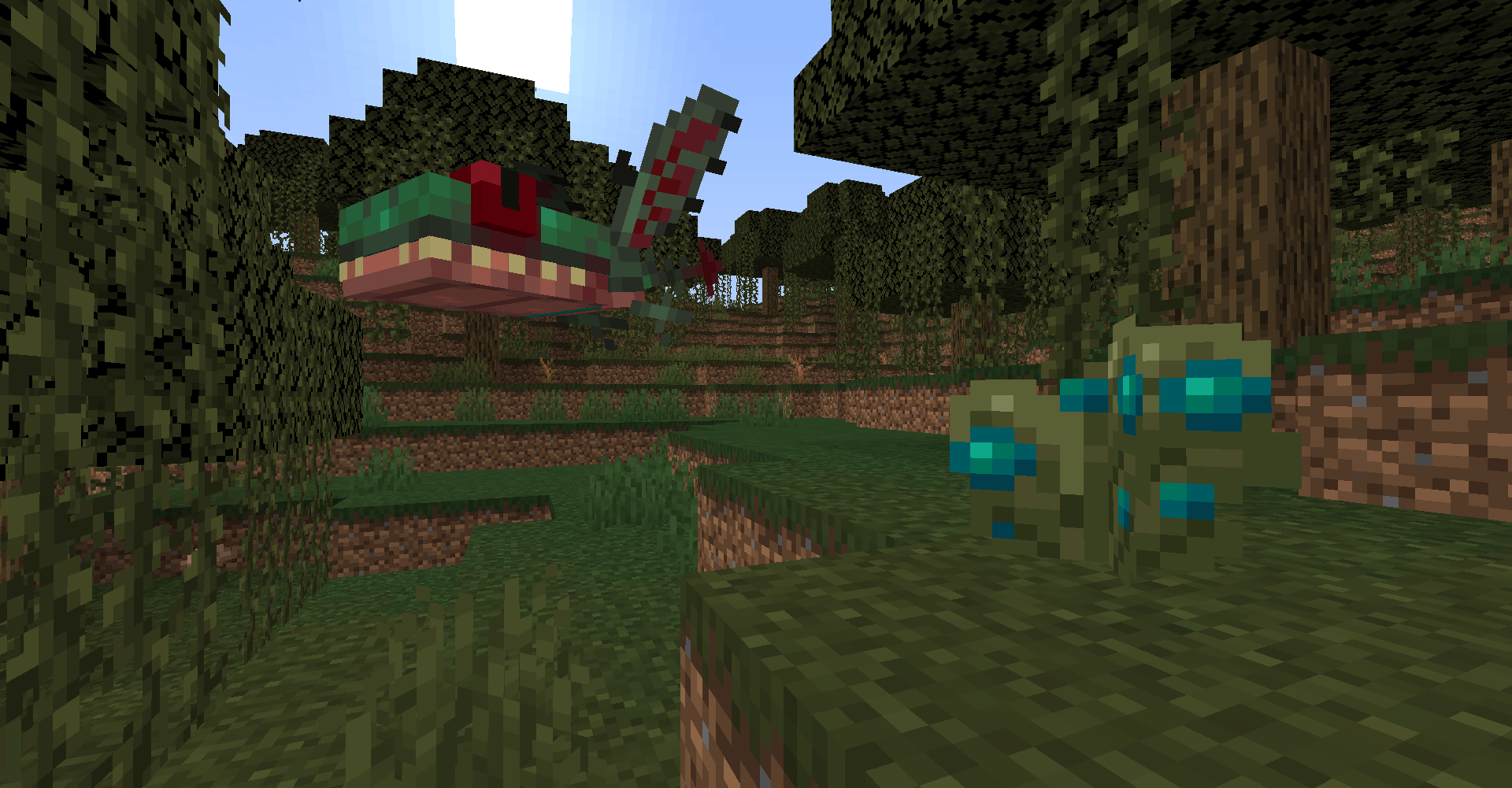 A ravenous reptile that soars through Swamps.